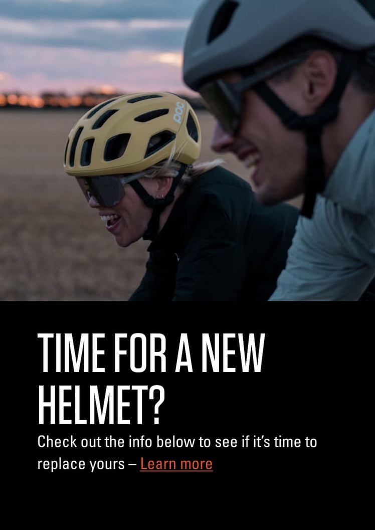 Image: Time For a New Helmet - Cyclists wearing POC Headgear